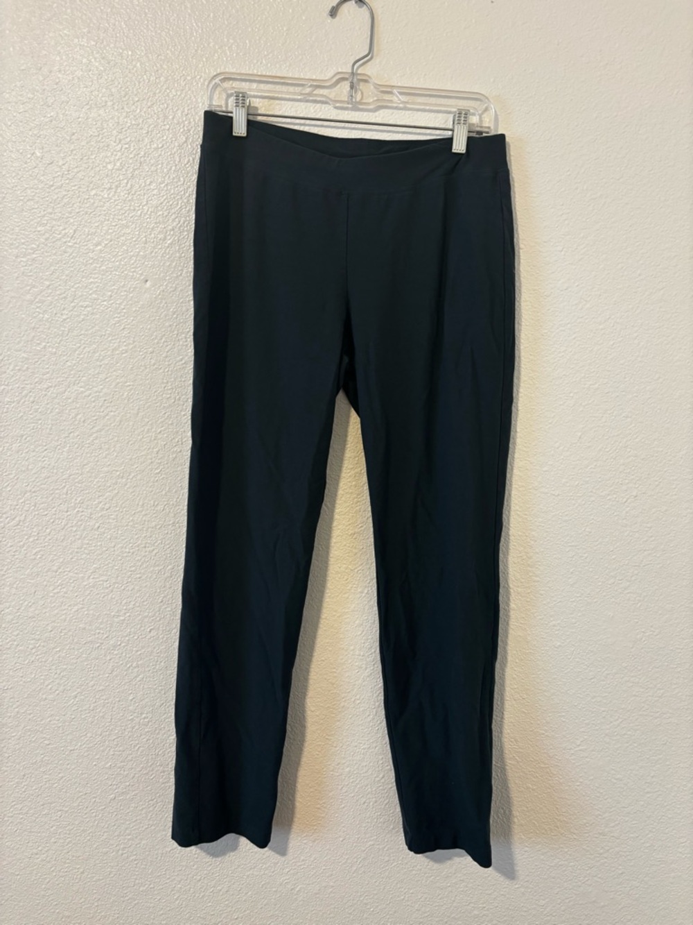 Eileen Fisher Black Straight-Leg Women's Pants